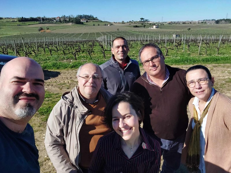 Portuguese SYBERAC team visiting case study sites