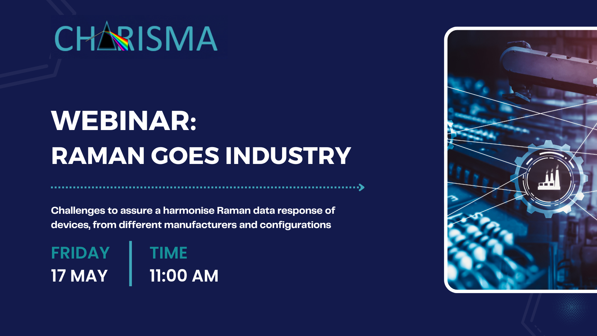 Webinar Raman Goes Industry (Pic for Youtube Video)